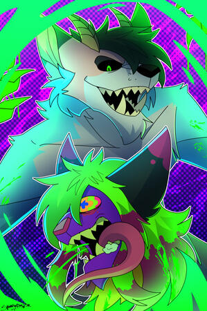 Both characters belong to Mr.Mistake